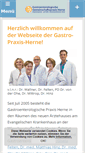 Mobile Screenshot of gastro-praxis-herne.de